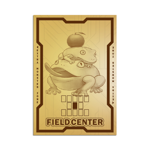 "Toadally Awesome" is an Aqua-type Xyz Monster with a Rank of 2. It is known for its unique artwork featuring a comical and anthropomorphic toad wearing sunglasses and holding a magic wand.- orica cards - field center - yugioh - pokemon - digimon - mtg