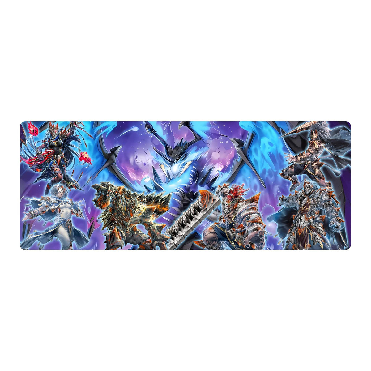 Level up your gaming setup from the LDB Duel featuring our exclusive Ashened Archetype Mouse Pad! Designed for gamers who value precision and comfort, this 31x12 inch masterpiece boasts a soft cloth surface for ultra-smooth tracking and a non-slip rubber base for stability during intense battles. Stylish, durable, and machine washable, it's the ultimate accessory for your desk.Ashened-for-Eternity-yugioh-mtg-pokemon-custom-artwork-premium-durable-rubber-ldb-duel