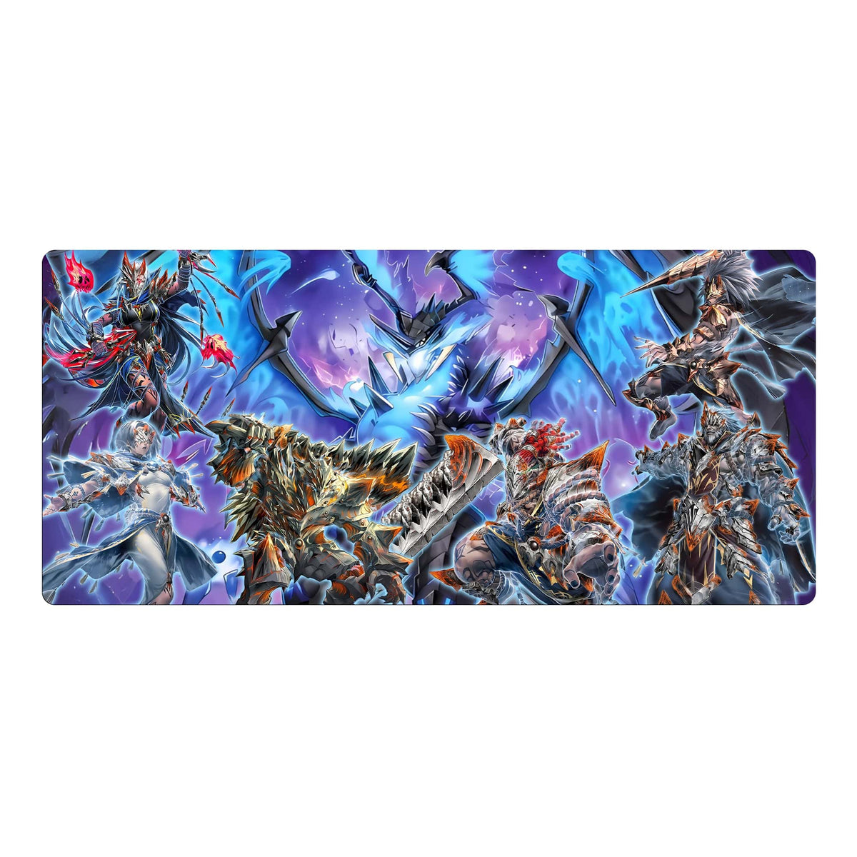 Elevate your gaming experience with LDB Duel featuring our exclusive Ashened Archetype mouse pad! Crafted with a smooth cloth surface for unparalleled mouse accuracy and a non-slip rubber base for rock-solid stability, this 35x16-inch masterpiece combines stunning design with top-tier functionality. And with its machine-washable build, keeping it clean is a breeze!Ashened-to-Endlessness-yugioh-mtg-pokemon-custom-artwork-premium-durable-rubber-ldb-duel