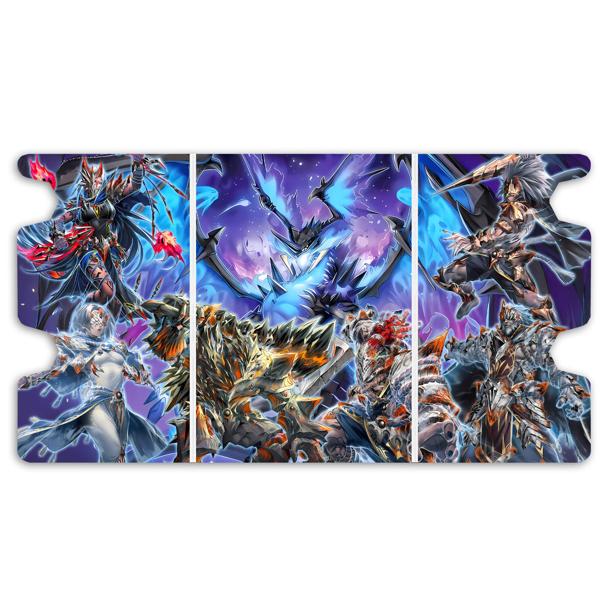 Here is the Full Lid Design of the Ashened Archetype Mach 3 White Deck Box. Veidos-Dragon-yugioh-custom-deck-portable-collector-LDB-Duel