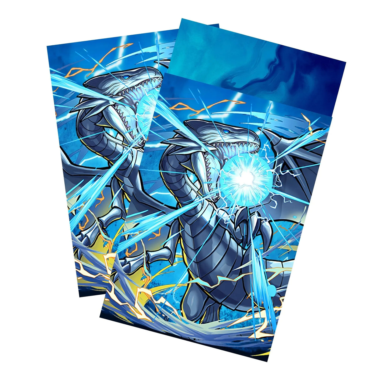 Keep your cards safe and stylish with our borderless card sleeves. Designed edge-to-edge to showcase your artwork, they offer a sleek, modern aesthetic. From LDB Duel, printed with the exclusive Blue-Eyes White Dragon design for a fresh, premium feel.Kaibacorp-yugioh-card-protection-standard-japanese-dragon-shield-LDB-Duel-borderless