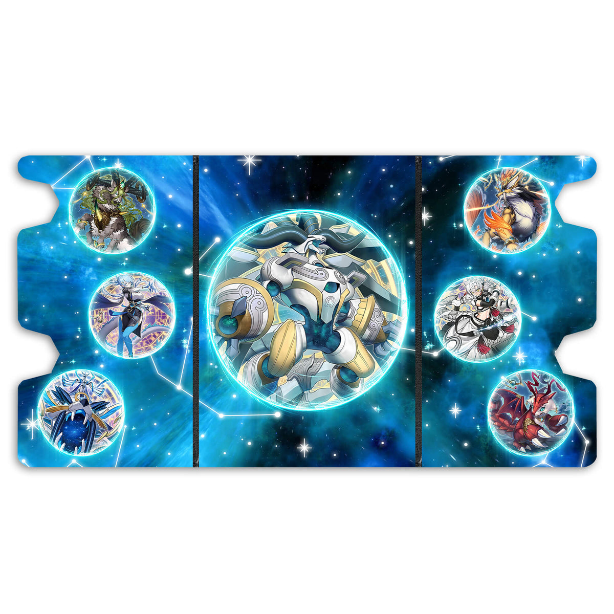 Here is the Full Lid Design of the Dracotail Archetype Mach 3 Black Deck Box. Lucias-yugioh-custom-art-leather-durable-LDB-Duel