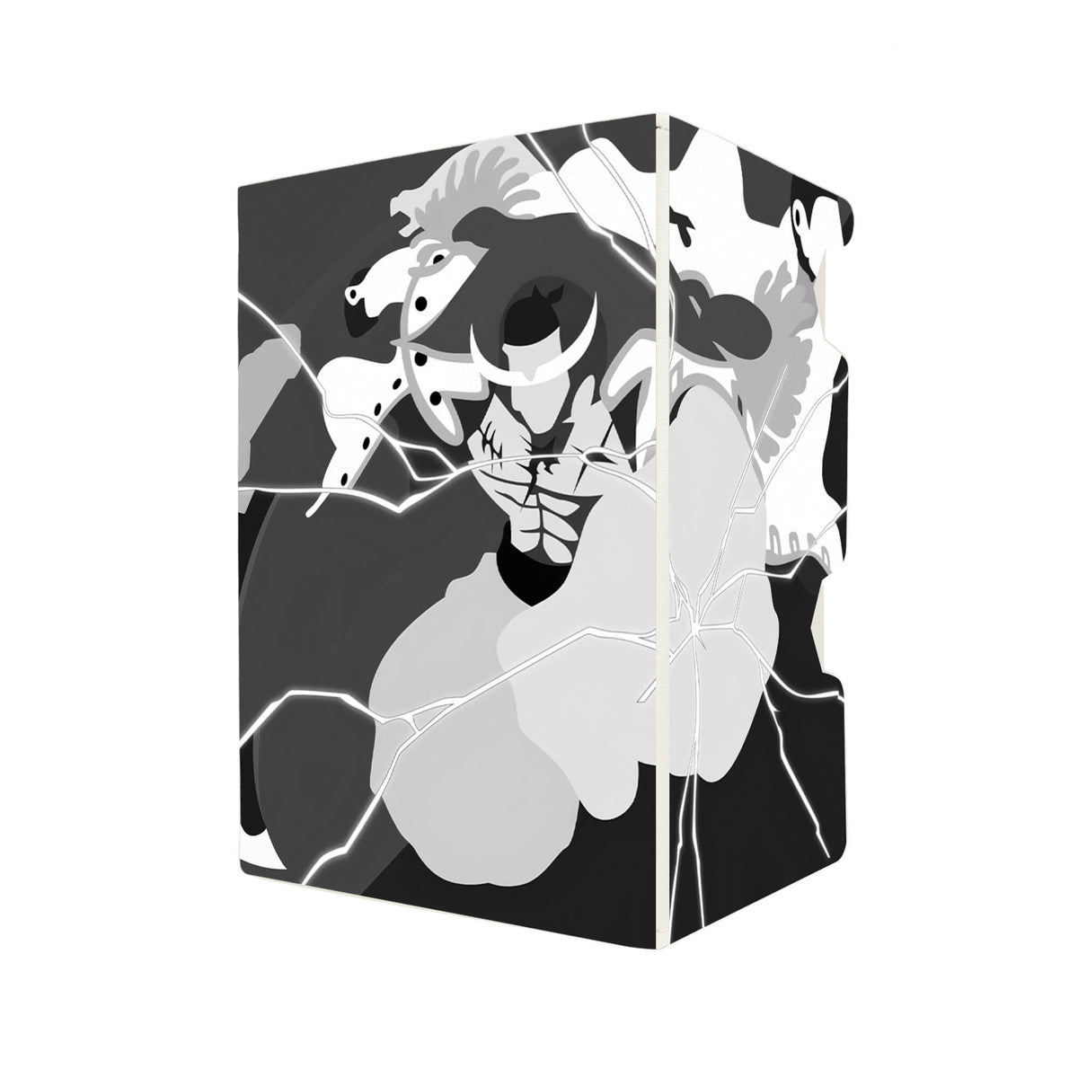 Here's another quality white deck box from LDB Duel featuring our exclusive Edward Newgate art. Fits all types of trading card games, including Pokémon, Yu-Gi-Oh! and Magic The Gathering. The perfect card holder for the TCG player safely holds up to 100 double-sleeved cards. EVEN in extra thick sleeves. Comes with a pull-out dice tray. Whitebeard-onepie-tcg-accessories-card-storage-LDB-Duel