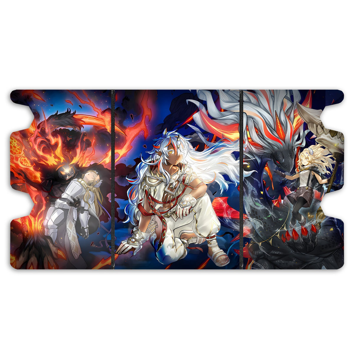 Here is the Full Lid Design of the Fallen of the White Dragon Mach 3 Black Deck Box. Ecclesia-yugioh-custom-art-leather-durable-LDB-Duel