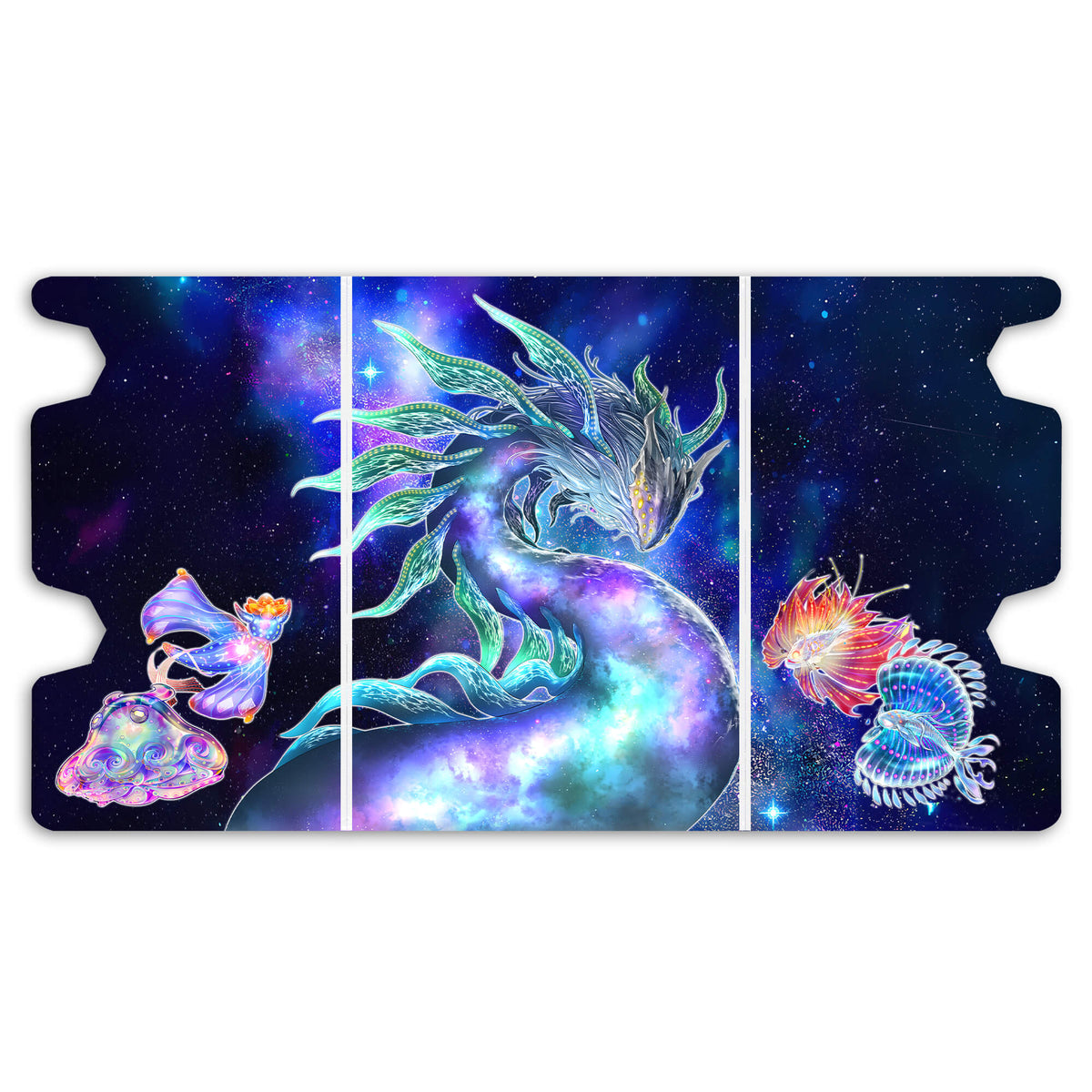 Here is the Full Lid Design of the Ghoti of the Deep Beyond Mach 3 White Deck Box. Eanoc-yugioh-custom-deck-portable-collector-LDB-Duel