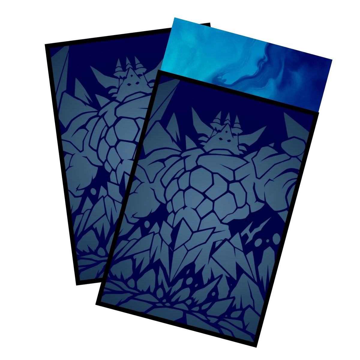 Enhance your cards with our elegant black border card sleeves, featuring a sleek, sophisticated design for a bold, modern aesthetic. From LDB Duel. Perfect for showcasing your collection, these sleeves are printed with our exclusive Giant God Soldier design. Egyptian-God-yugioh-card-protection-standard-japanese-dragon-shield-LDB-Duel-black