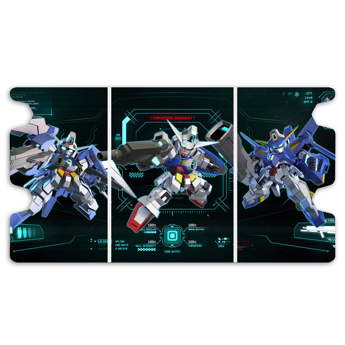 Here is the Full Lid Design of the Gundam Age SD Mach 3 White Deck Box. Asemu-Asuno-anime-custom-deck-portable-collector-LDB-Duel