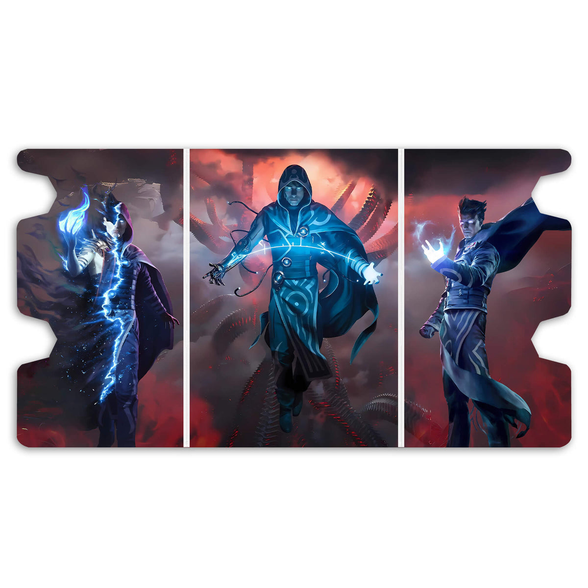 Here is the Full Lid Design of the Jace - Legendary Planeswalker Mach 3 White Deck Box. Arcane-Strategist-mtg-custom-deck-portable-collector-LDB-Duel