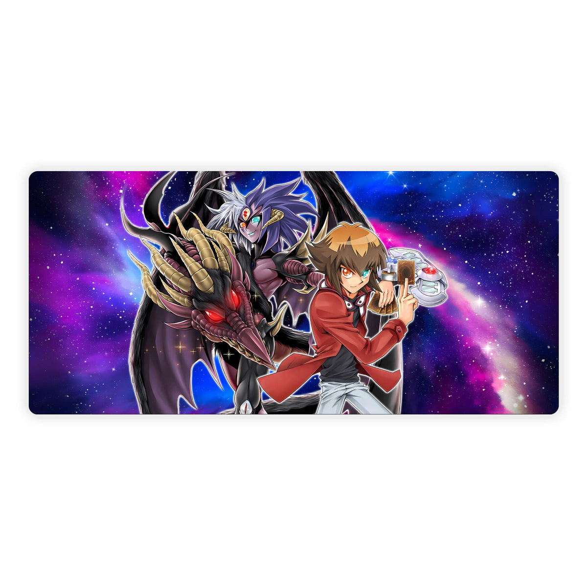 Elevate your gaming experience with LDB Duel featuring our exclusive Jaden and Yubel mouse pad! Crafted with a smooth cloth surface for unparalleled mouse accuracy and a non-slip rubber base for rock-solid stability, this 35x16-inch masterpiece combines stunning design with top-tier functionality. And with its machine-washable build, keeping it clean is a breeze!Sonic-Maid-yugioh-mtg-pokemon-custom-artwork-premium-durable-rubber-ldb-duel