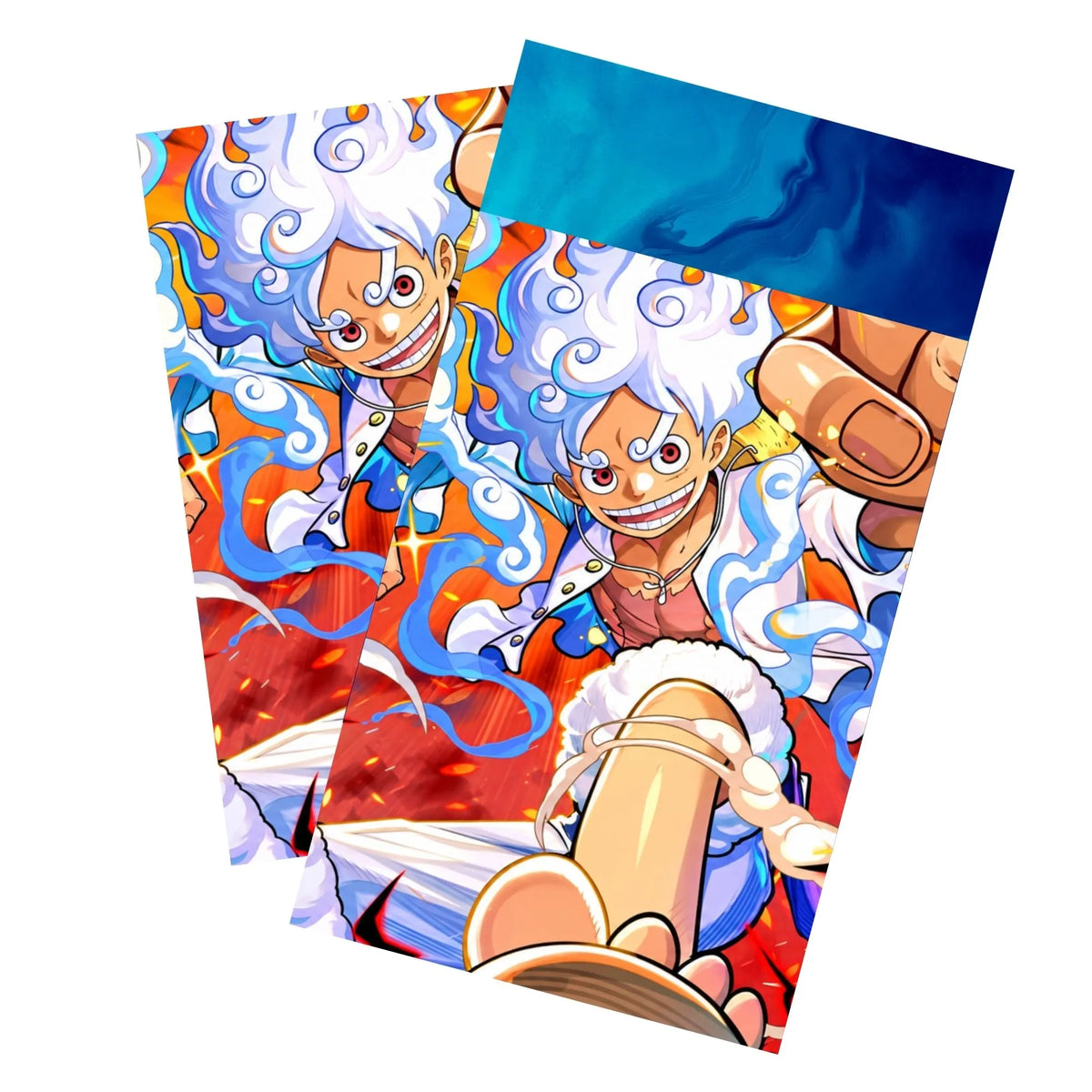 Keep your cards safe and stylish with our borderless card sleeves. Designed edge-to-edge to showcase your artwork, they offer a sleek, modern aesthetic. From LDB Duel, printed with the exclusive Luffy's Gear 5 Awakening design for a fresh, premium feel. Sun-God-onepiece-card-protection-standard-japanese-dragon-shield-LDB-Duel-borderless