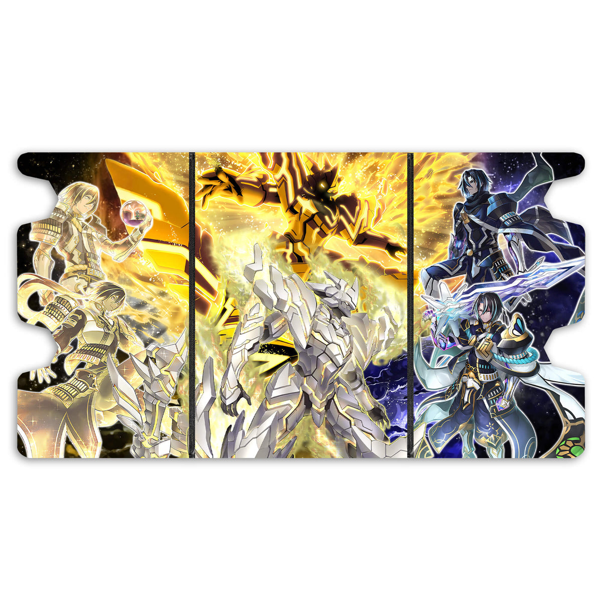 Here is the Full Lid Design of the Mannadium Archetype Mach 3 Black Deck Box. Prime-Heart-yugioh-custom-art-leather-durable-LDB-Duel