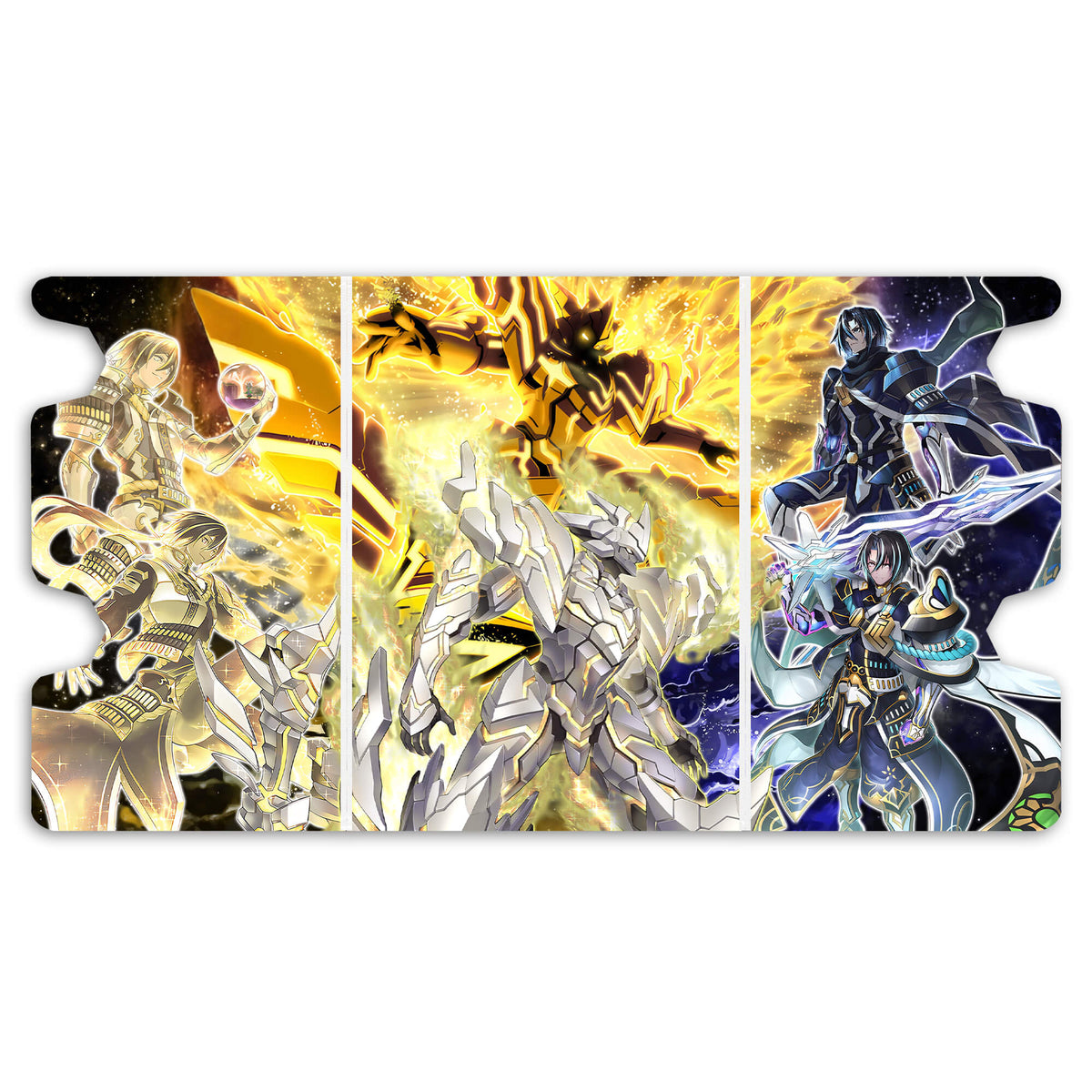 Here is the Full Lid Design of the Mannadium Archetype Mach 3 White Deck Box. Fearless-yugioh-custom-deck-portable-collector-LDB-Duel