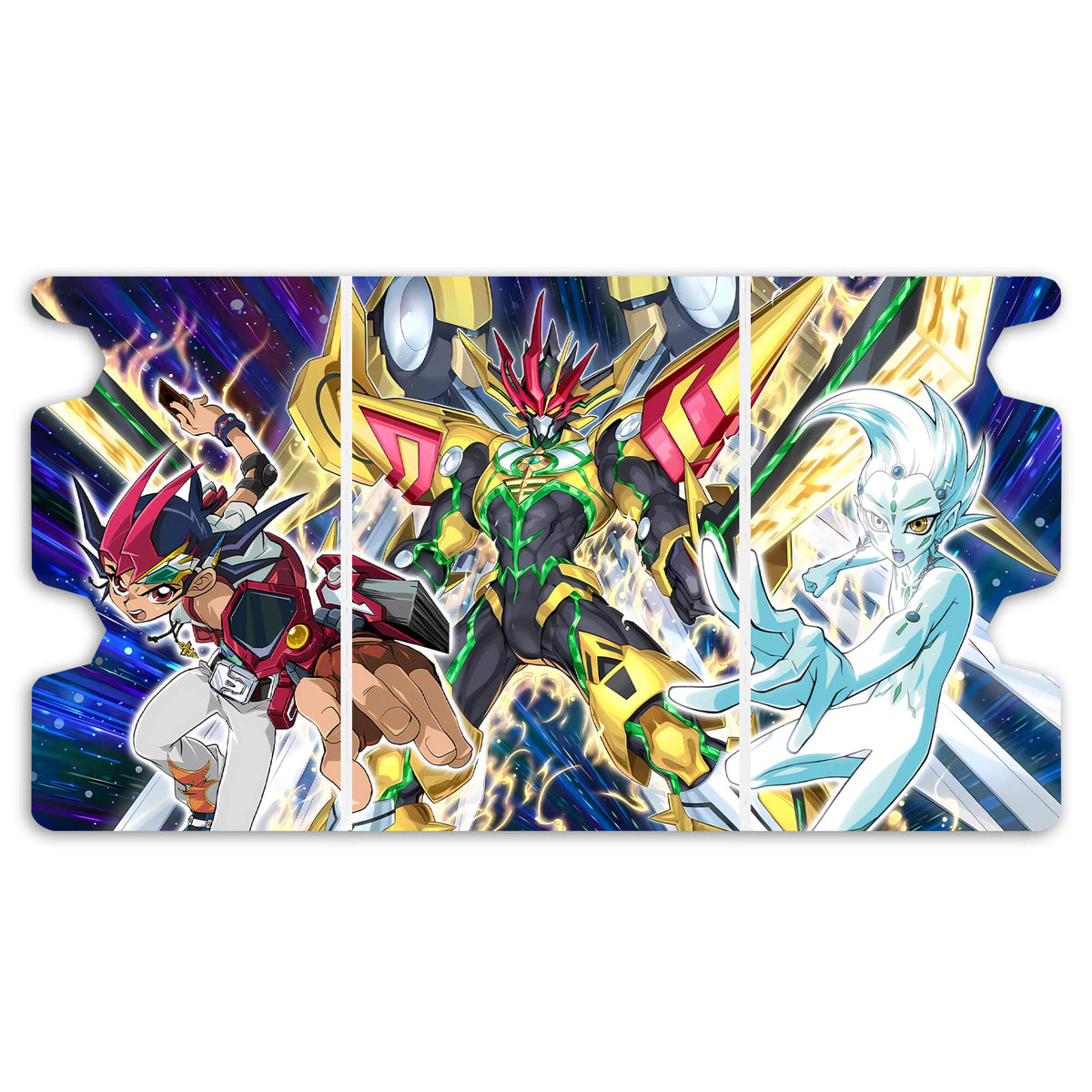 Here is the Full Lid Design of the Number F0: Utopic Future Zexal Mach 3 White Deck Box. Utopic-Future-yugioh-custom-deck-portable-collector-LDB-Duel