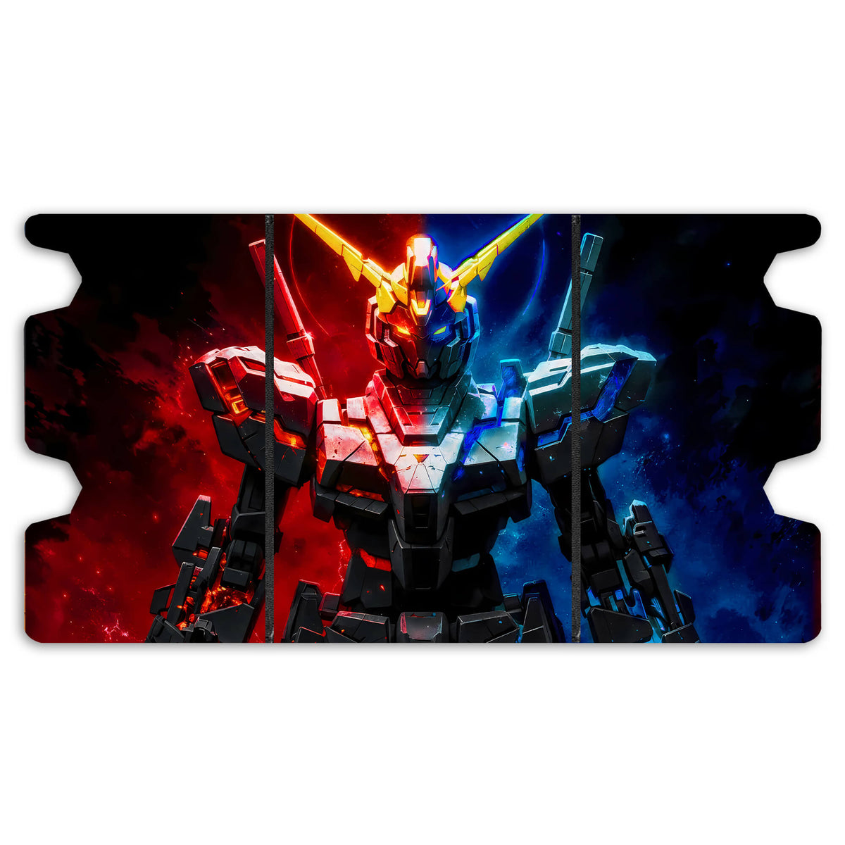 Here is the Full Lid Design of the RX-0 Unicorn Gundam Mach 3 Black Deck Box. Beam-Magnum-anime-custom-art-leather-durable-LDB-Duel