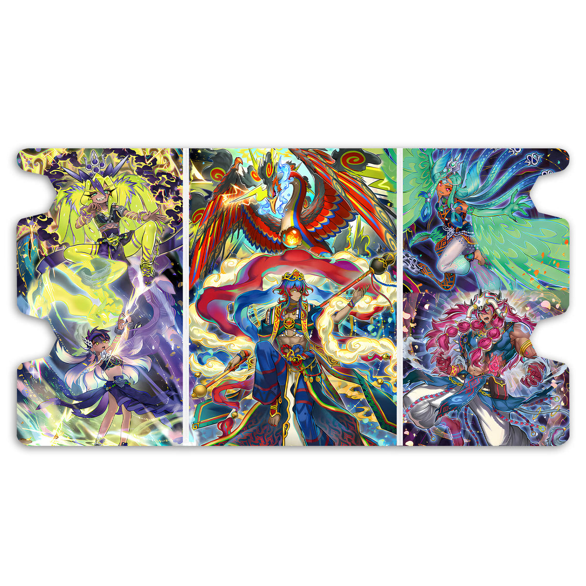 Here is the Full Lid Design of the Radiant Typhoon Archetype Mach 3 White Deck Box. Eldam-yugioh-custom-deck-portable-collector-LDB-Duel