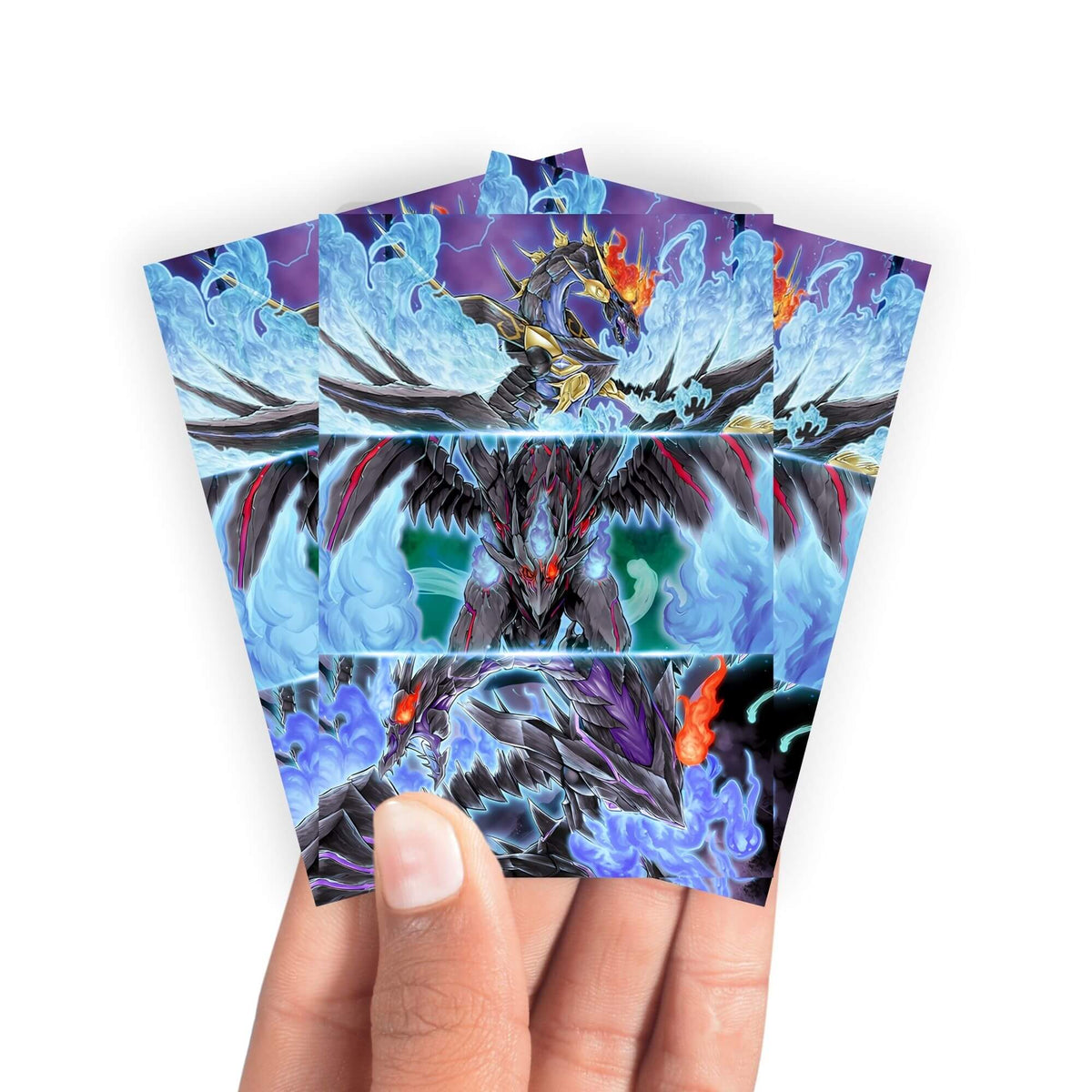 Keep your cards safe and stylish with our borderless card sleeves. Designed edge-to-edge to showcase your artwork, they offer a sleek, modern aesthetic. From LDB Duel, printed with the exclusive Red-Eyes Zombie Dragon design for a fresh, premium feel.Zombie-World-yugioh-mtg-pokemon-card-protection-standard-japanese-dragon-shield-LDB-Duel-borderless