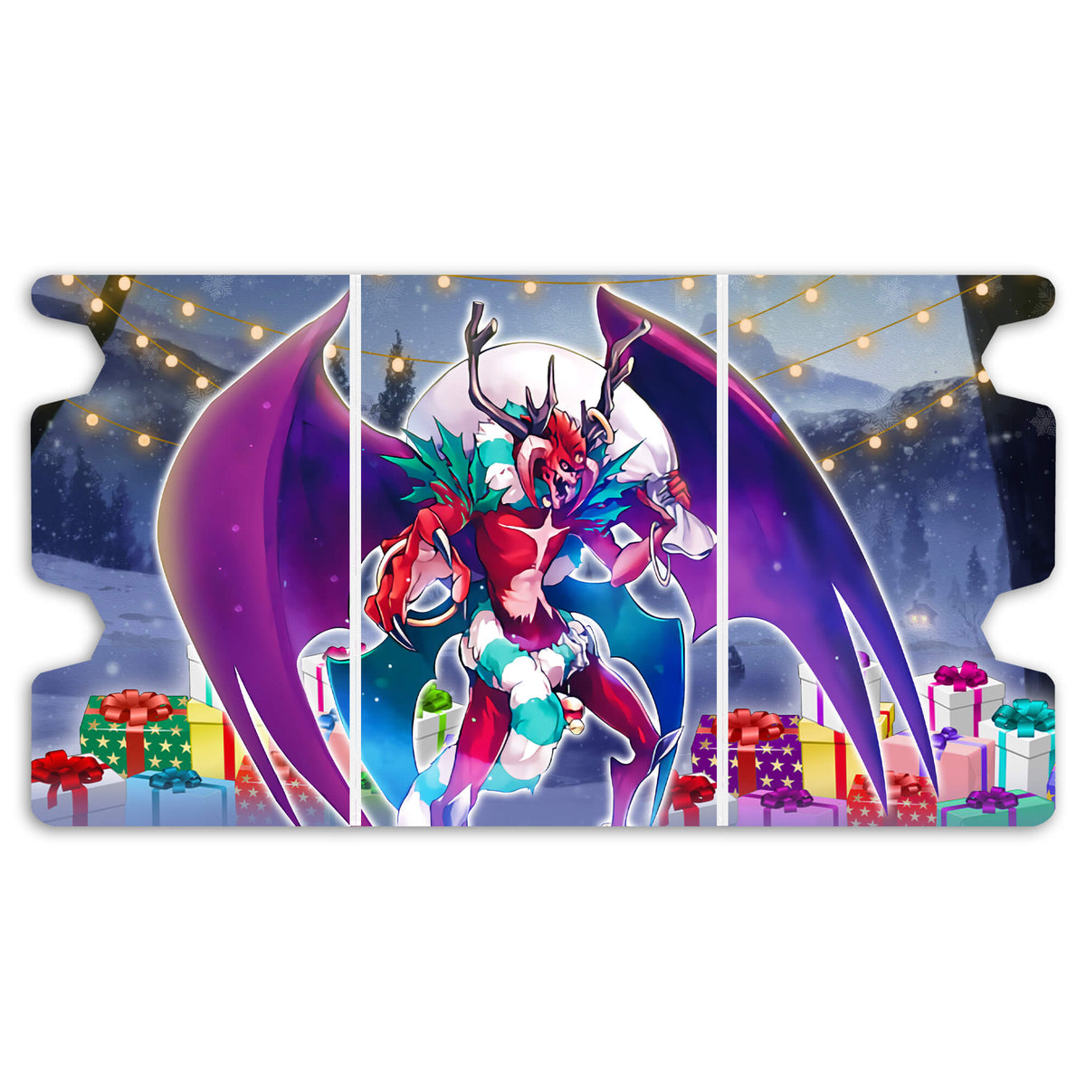 Santa Claws Mach 3 Deck Box - Holds 100 Double Sleeved Cards White Santa Claws Mach 3 Deck Box - Holds 100 Double Sleeved Cards White