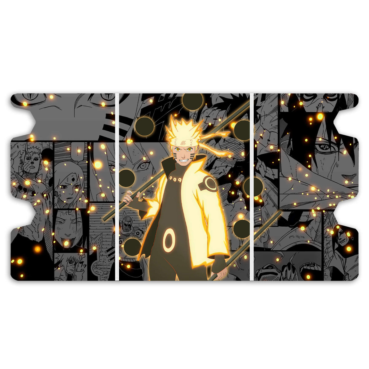 Here is the Full Lid Design of the Six Paths Sage Mode Mach 3 White Deck Box. Uzumaki-Naruto-anime-custom-deck-portable-collector-LDB-Duel