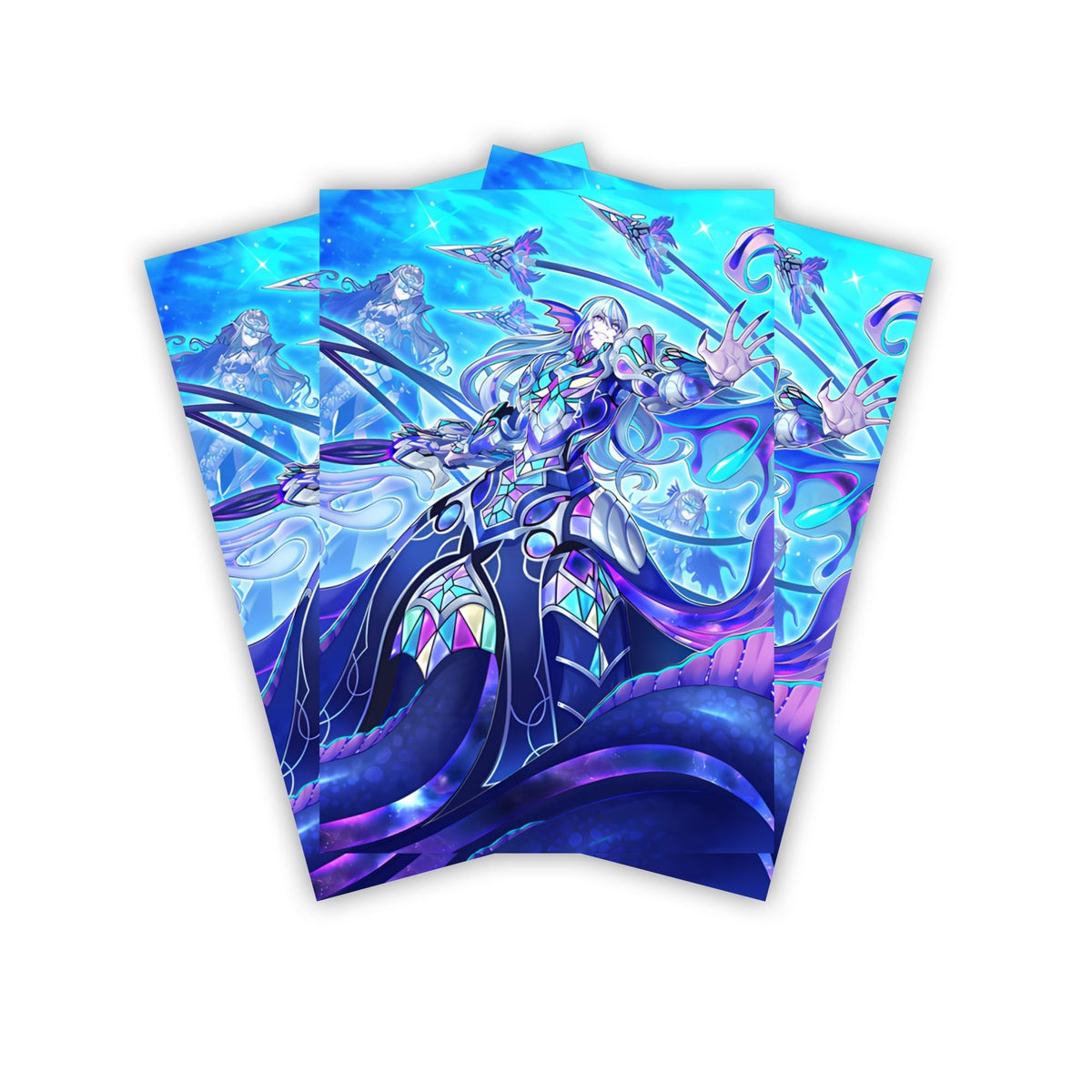Keep your cards safe and stylish with our borderless card sleeves. Designed edge-to-edge to showcase your artwork, they offer a sleek, modern aesthetic. From LDB Duel, printed with the exclusive Tearlaments Kaleido-Heart design for a fresh, premium feel.Tearlaments-yugioh-mtg-pokemon-card-protection-standard-japanese-dragon-shield-LDB-Duel-borderless