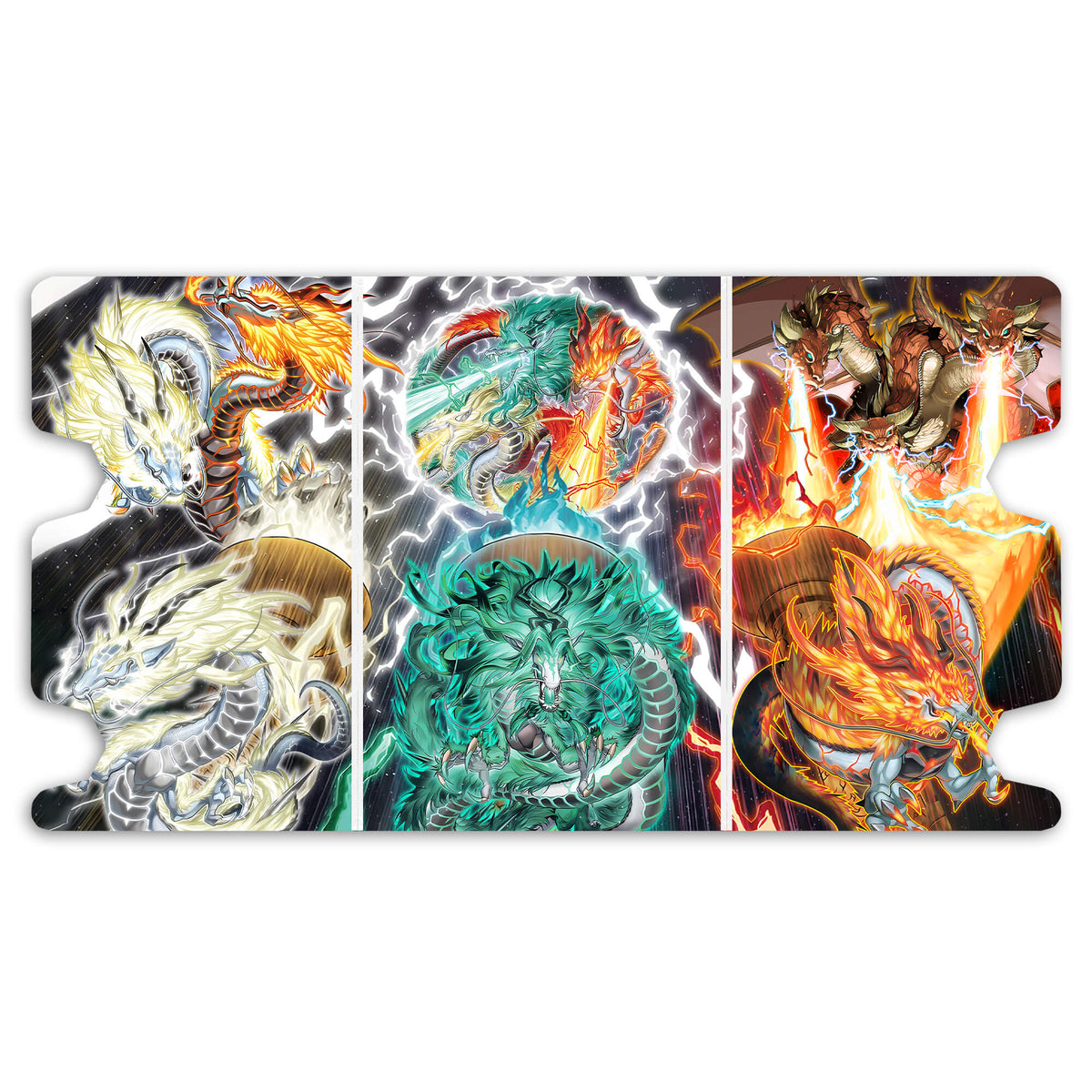Here is the Full Lid Design of the Tenpai Dragons Archetype Mach 3 White Deck Box. Sangenpai-yugioh-custom-deck-portable-collector-LDB-Duel