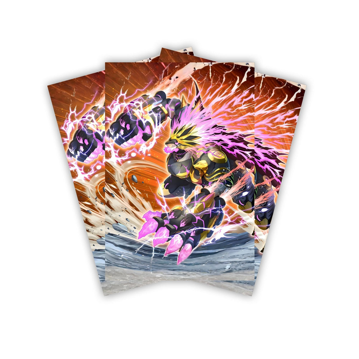 Keep your cards safe and stylish with our borderless card sleeves. Designed edge-to-edge to showcase your artwork, they offer a sleek, modern aesthetic. From LDB Duel, printed with the exclusive Therion Irregular design for a fresh, premium feel.Therion-yugioh-mtg-pokemon-card-protection-standard-japanese-dragon-shield-LDB-Duel-borderless
