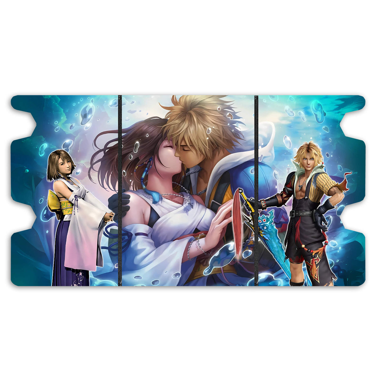 Here is the Full Lid Design of the Together Forever Mach 3 Black Deck Box. Floral-Fallal-mtg-custom-art-leather-durable-LDB-Duel