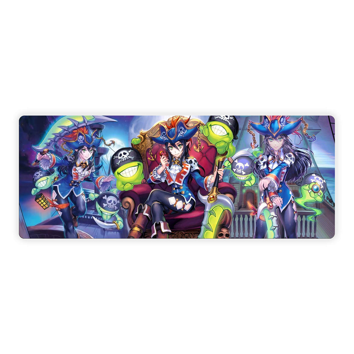 Level up your gaming setup from the LDB Duel featuring our exclusive Vampire Princess of Night Fog, Nightrose mouse pad! Designed for gamers who value precision and comfort, this 31x12 inch masterpiece boasts a soft cloth surface for ultra-smooth tracking and a non-slip rubber base for stability during intense battles. Stylish, durable, and machine washable, it's the ultimate accessory for your desk.Mist-Phantasm-yugioh-mtg-pokemon-custom-artwork-premium-durable-rubber-ldb-duel