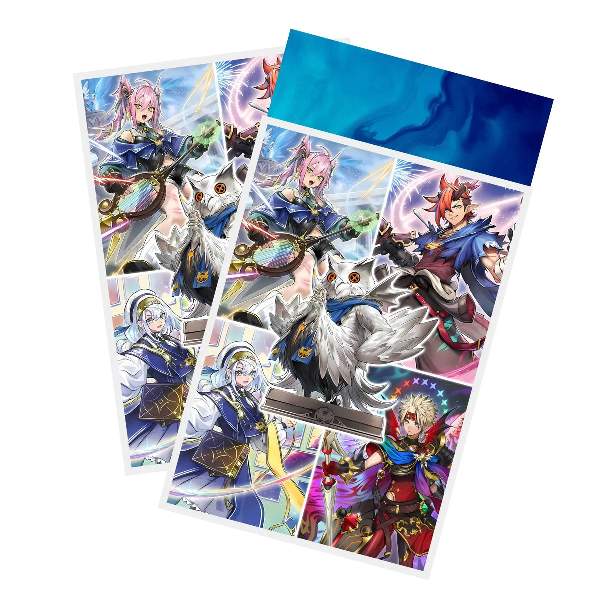 Protect and enhance your cards with our clean and crisp white border card sleeves. Featuring a minimalist design that complements any artwork, these sleeves offer a bright, timeless look. From LDB Duel. Printed with our exclusive Artmage Archetype design for a fresh and premium finish. Finmel-yugioh-card-protection-standard-japanese-dragon-shield-LDB-Duel-white