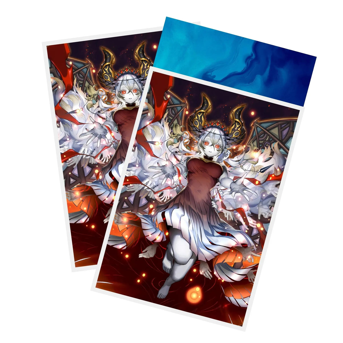 Protect and enhance your cards with our clean and crisp white border card sleeves. Featuring a minimalist design that complements any artwork, these sleeves offer a bright, timeless look. From LDB Duel. Printed with our exclusive Blazing Cartesia, the Virtuous design for a fresh and premium finish. Spellcaster-yugioh-card-protection-standard-japanese-dragon-shield-LDB-Duel-white