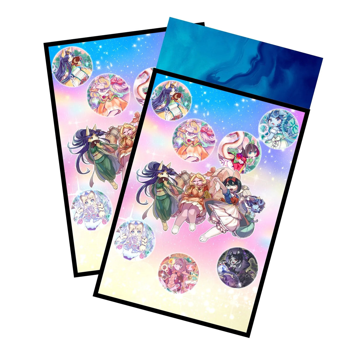 Enhance your cards with our elegant black border card sleeves, featuring a sleek, sophisticated design for a bold, modern aesthetic. From LDB Duel. Perfect for showcasing your collection, these sleeves are printed with our exclusive Fairy Tail Archetype design. Fairy-Tail-yugioh-card-protection-standard-japanese-dragon-shield-LDB-Duel-black