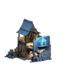 RUINED HOUSE -MEDIEVAL TOWN SET