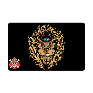 Ace set out to sea at the age of 17 and formed his own pirate crew, the Spade Pirates. His reputation grew rapidly due to his strength and the power of the Flame-Flame Fruit (Mera Mera no Mi), a Logia-type Devil Fruit that granted him the ability to create and control fire. LDB Duel - Gamepad - Mouse Pad - Game Pad - Duel Mat - Yugioh Cosplay - Anime Cosplay - MTG - Digimon - Pokémon - Custom Art - Dice Tray - Cool - Unique Design - Custom Mats - Compatible with Official Mats