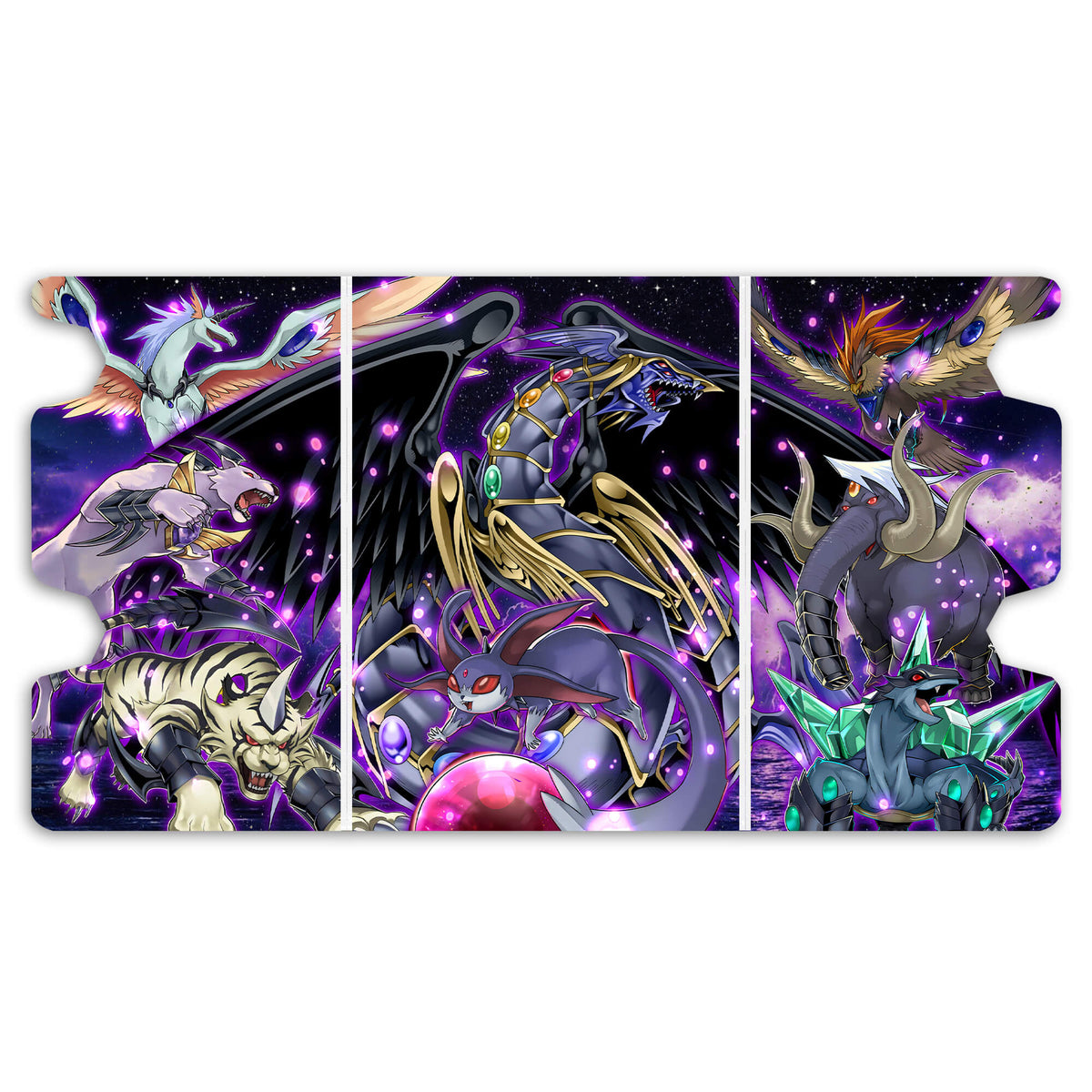 Here is the Full Lid Design of the Advanced Crystal Beast Mach 3 White Deck Box. Ruby-Carbuncle-yugioh-custom-deck-portable-collector-LDB-Duel