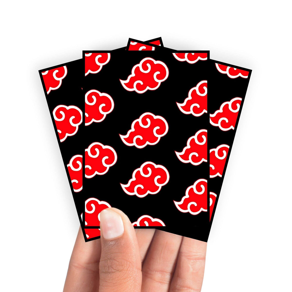 Enhance your cards with our elegant black border card sleeves, featuring a sleek, sophisticated design for a bold, modern aesthetic. From LDB Duel. Perfect for showcasing your collection, these sleeves are printed with our exclusive Akatsuki Cloud design. Deidara-naruto-yugioh-mtg-pokemon-card-protection-standard-japanese-dragon-shield-LDB-Duel-black