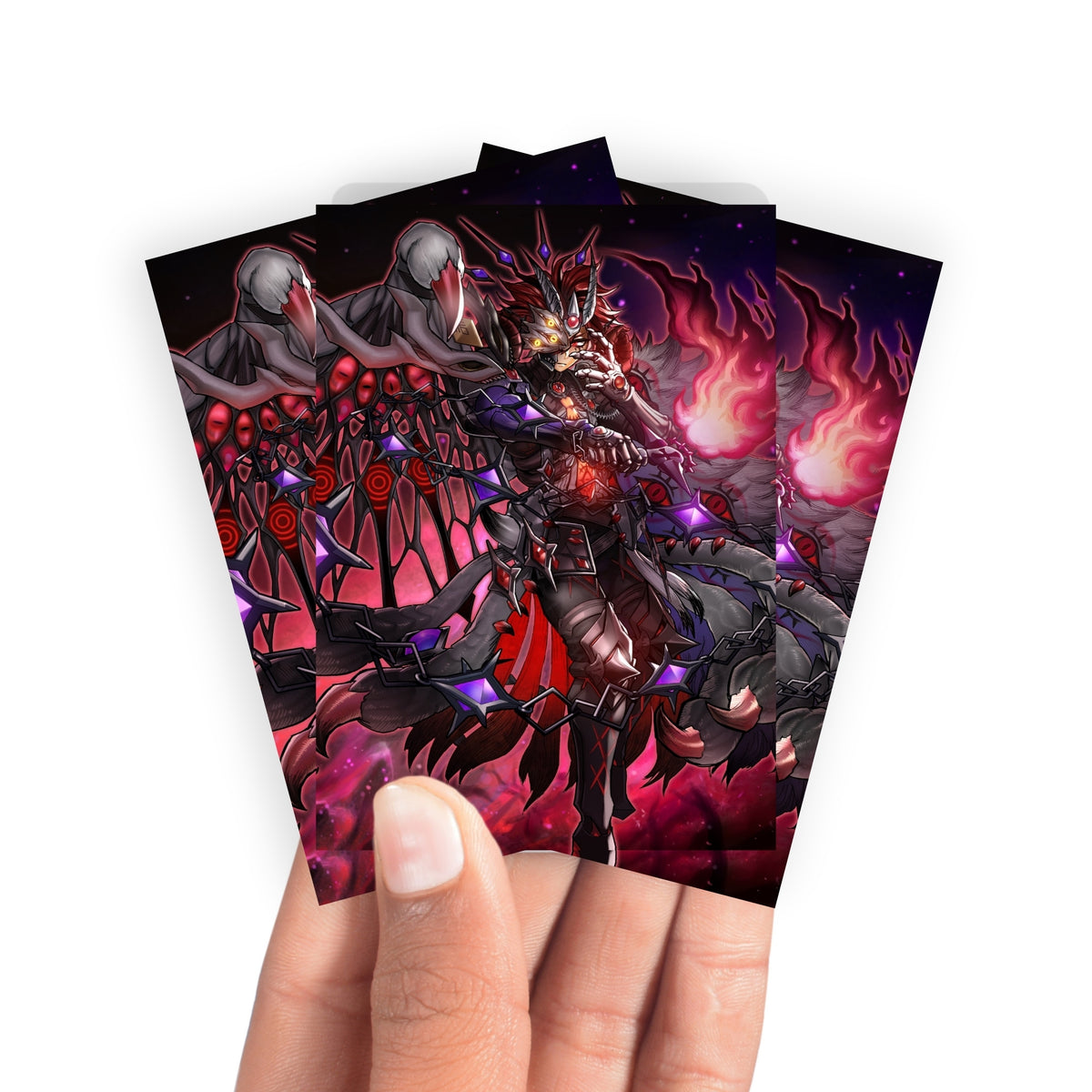 Keep your cards safe and stylish with our borderless card sleeves. Designed edge-to-edge to showcase your artwork, they offer a sleek, modern aesthetic. From LDB Duel, printed with the exclusive Aluber the Jester Despia design for a fresh, premium feel.Aluber-yugioh-mtg-pokemon-card-protection-standard-japanese-dragon-shield-LDB-Duel-borderless