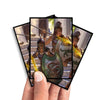 Enhance your cards with our elegant black border card sleeves, featuring a sleek, sophisticated design for a bold, modern aesthetic. From LDB Duel. Perfect for showcasing your collection, these sleeves are printed with our exclusive Anthem of Champions design. Setessa-mtg-yugioh-mtg-pokemon-card-protection-standard-japanese-dragon-shield-LDB-Duel-black