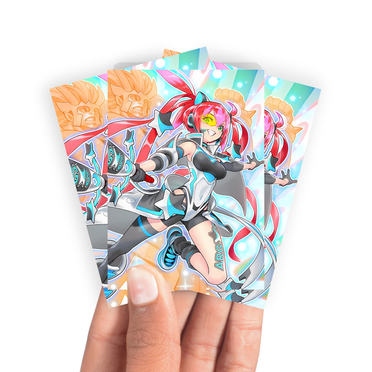 Keep your cards safe and stylish with our borderless card sleeves. Designed edge-to-edge to showcase your artwork, they offer a sleek, modern aesthetic. From LDB Duel, printed with the exclusive Argostars - Fierce Parthe design for a fresh, premium feel.Argostars-yugioh-mtg-pokemon-card-protection-standard-japanese-dragon-shield-LDB-Duel-borderless