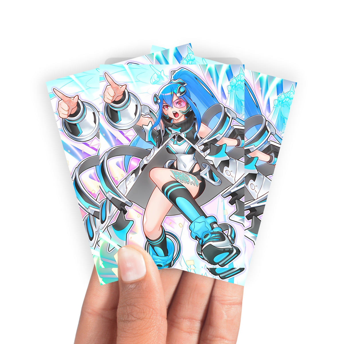 Keep your cards safe and stylish with our borderless card sleeves. Designed edge-to-edge to showcase your artwork, they offer a sleek, modern aesthetic. From LDB Duel, printed with the exclusive Argostars - Glorious Adra design for a fresh, premium feel.Argostars-yugioh-mtg-pokemon-card-protection-standard-japanese-dragon-shield-LDB-Duel-borderless