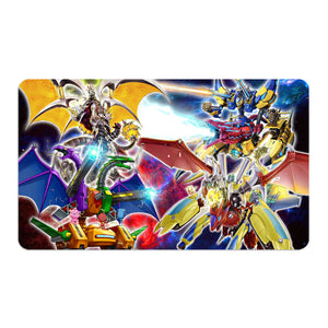 Transform your dueling experience with LDB Duel featuring our exclusive art Armed Dragon Archetype playmat! Featuring a soft cloth top for smooth card movement and a durable rubber back for a secure grip, this 24x14 inch mat is machine washable and safe for cards and sleeves. Drill-Armed-Dragon-yugioh-mtg-pokemon-custom-artwork-premium-durable-rubber-ldb-duel