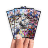 Enhance your cards with our elegant black border card sleeves, featuring a sleek, sophisticated design for a bold, modern aesthetic. From LDB Duel. Perfect for showcasing your collection, these sleeves are printed with our exclusive Artmage Archetype design. Graflare-yugioh-mtg-pokemon-card-protection-standard-japanese-dragon-shield-LDB-Duel-black