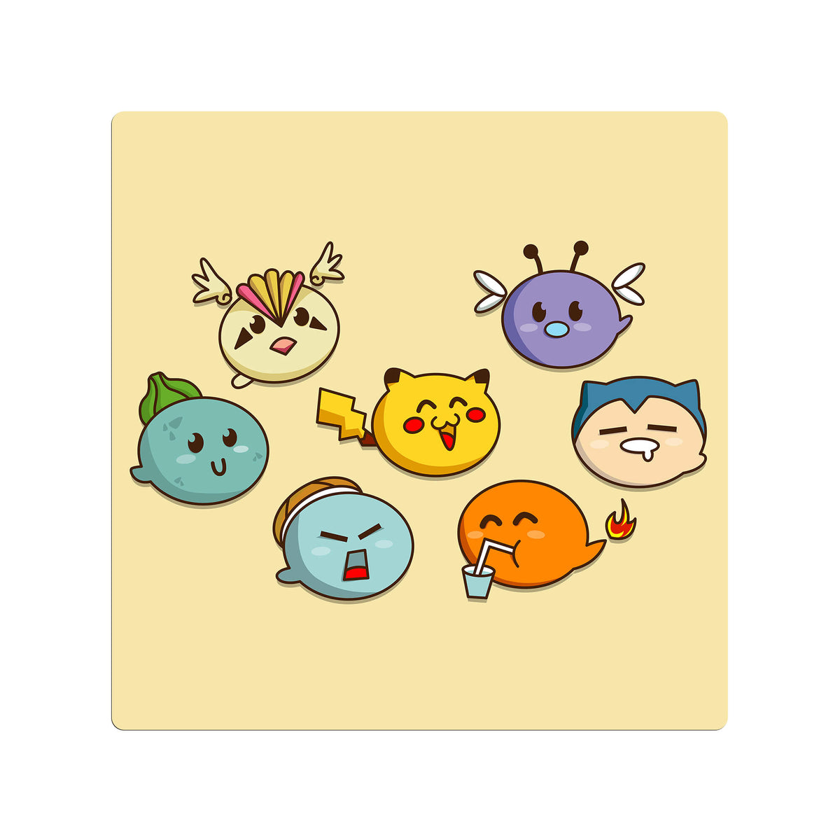 Pokémon de la primera generación de Ash - Doble Mat