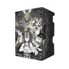 Here's another quality black deck box from LDB Duel featuring our exclusive Ashtra Archetype art. Fits all types of trading card games, including Pokémon, Yu-Gi-Oh! and Magic The Gathering. The perfect card holder for the TCG player safely holds up to 100 double-sleeved cards. EVEN in extra thick sleeves. Comes with a pull-out dice tray. Ashtra-yugioh-tcg-accessories-card-storage-LDB-Duel