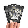 Enhance your cards with our elegant black border card sleeves, featuring a sleek, sophisticated design for a bold, modern aesthetic. From LDB Duel. Perfect for showcasing your collection, these sleeves are printed with our exclusive Ashtra Archetype design. Ashtra-yugioh-card-protection-standard-japanese-dragon-shield-LDB-Duel-black