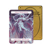 Level up your game with our custom-printed metal orica card, featuring exclusive Atraxa, Grand Unifier artwork in gold metal. Durable, scratch-resistant, and embossed with the iconic Magic: The Gathering card back, these slim orica cards fit perfectly in card sleeves. Atraxa-mtg-metal-card-embossed-design-custom-artwork-duel-accessories-ldb-duel