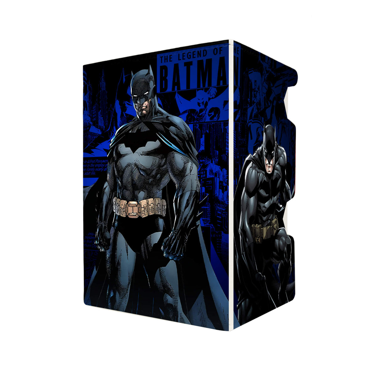 Here's another quality white deck box from LDB Duel featuring our exclusive Batman, The Gotham Guardian art. Fits all types of trading card games, including Pokémon, Yu-Gi-Oh! and Magic The Gathering. The perfect card holder for the TCG player safely holds up to 100 double-sleeved cards. EVEN in extra thick sleeves. Comes with a pull-out dice tray. Bruce-Wayne-mtg-tcg-accessories-card-storage-LDB-Duel