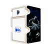 Here is the Right View of the Batman, The Gotham Guardian Mach 3 White Deck Box. Hellbat-mtg-deck-tray-dice-tray-LDB-Duel