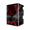 Here's another quality white deck box from LDB Duel featuring our exclusive Berserk art. Fits all types of trading card games, including Pokémon, Yu-Gi-Oh! and Magic The Gathering. The perfect card holder for the TCG player safely holds up to 100 double-sleeved cards. EVEN in extra thick sleeves. Comes with a pull-out dice tray. Guts-anime-ygo-magic-digimon-card-protector-gaming-accesories-LDB-Duel