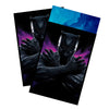 Enhance your cards with our elegant black border card sleeves, featuring a sleek, sophisticated design for a bold, modern aesthetic. From LDB Duel. Perfect for showcasing your collection, these sleeves are printed with our exclusive Black Panther, Wakandan King design. T'Challa-mtg-card-protection-standard-japanese-dragon-shield-LDB-Duel-black