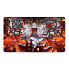 Transform your dueling experience with LDB Duel featuring our exclusive art Blazing Cartesia, the Virtuous playmat! Featuring a soft cloth top for smooth card movement and a durable rubber back for a secure grip, this 24x14 inch mat is machine washable and safe for cards and sleeves. Fusion-Monster-yugioh-mtg-pokemon-custom-artwork-premium-durable-rubber-ldb-duel