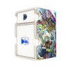 Here is the Right View of the Blitzclique Archetype Mach 3 White Deck Box. Crackle-yugioh-deck-tray-dice-tray-LDB-Duel